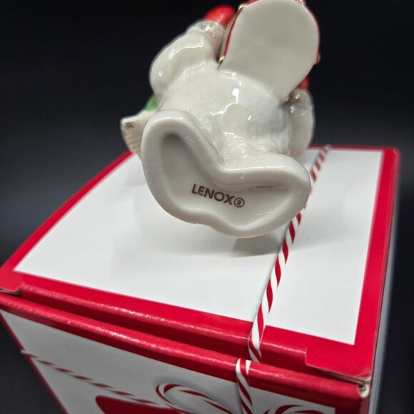 2019 Lenox Snowy Beat Snowman Ornament Collectible Porcelain ornament with Box M - Picture 4 of 6